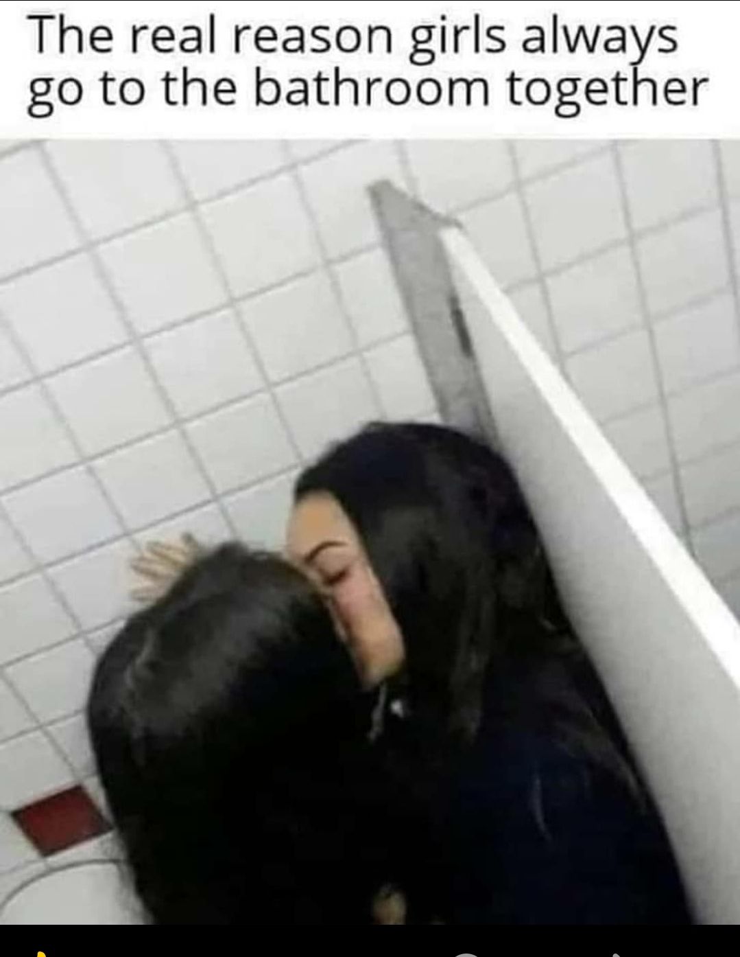 The real reason girls always go to the bathroom together