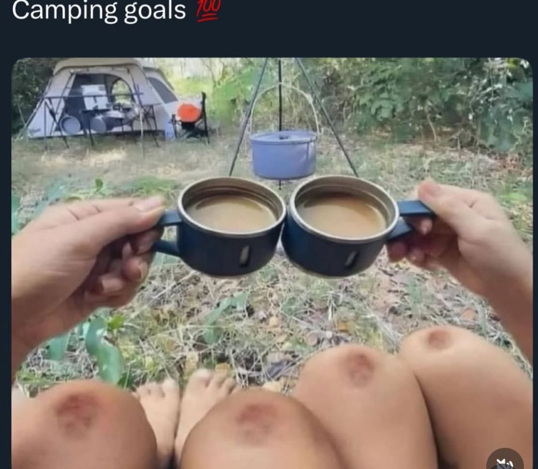 Camping goals 💯