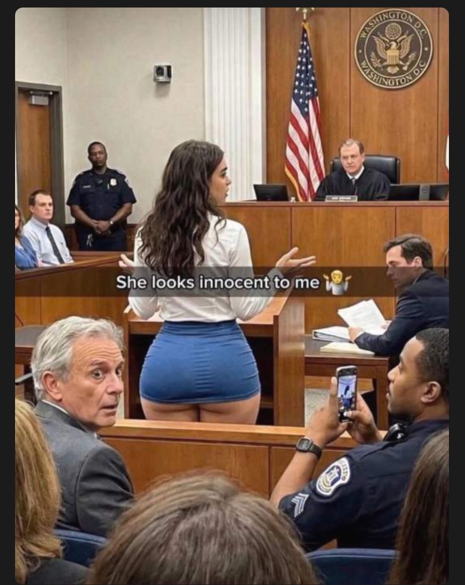 She looks innocent to me