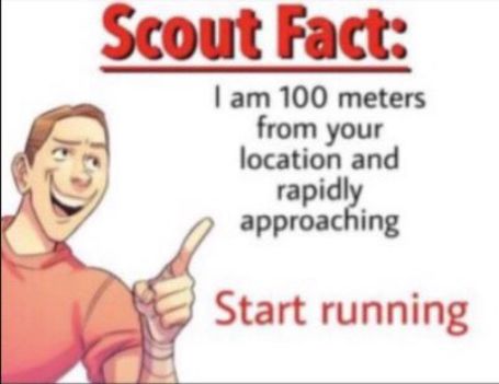 Scout Fact amo meters locatioh and rapid a ing Start running
