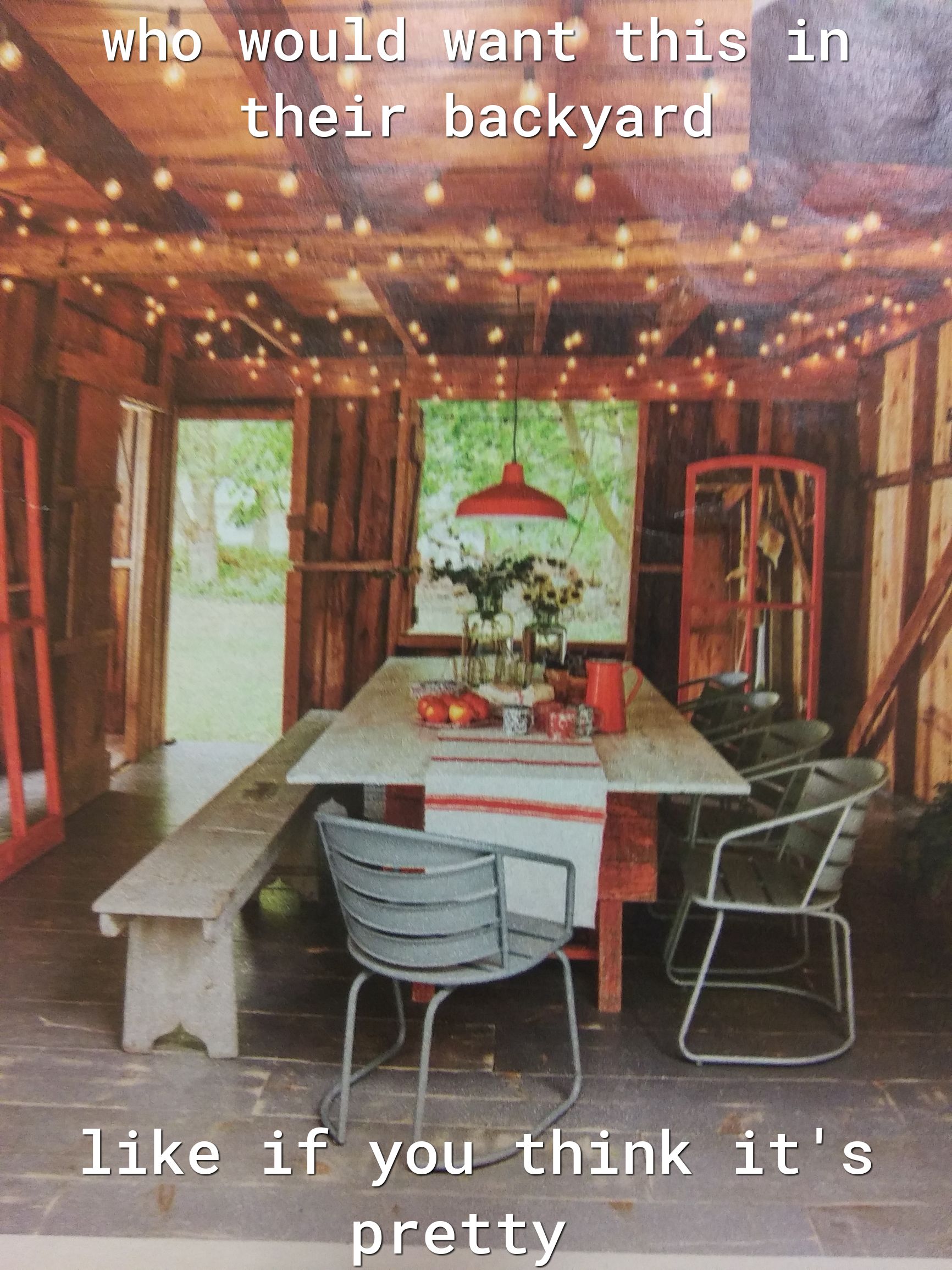 o who would wamt this 9 h o cg yal