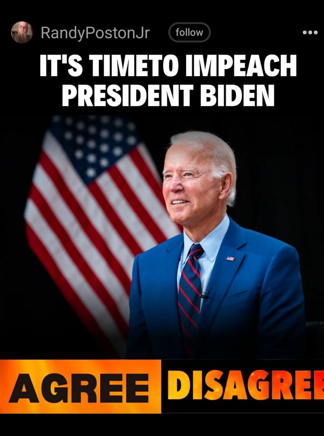 RandyPostonJr follow ITS TIMETO IMPEACH PRESIDENT BIDEN