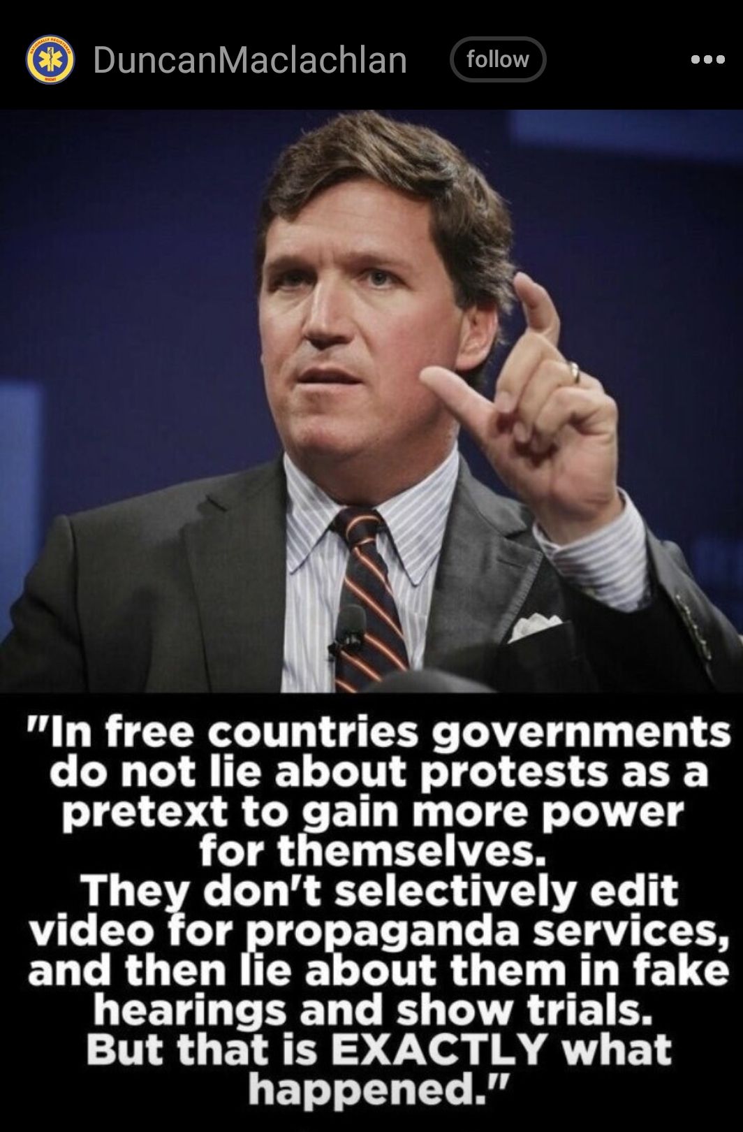 DIV TerTy Y ETe oty T BT SN In free countries governments do not lie about protests as a pretext to gain more power for themselves _They dont selectively edit video for propaganda services and then lie about them in fake hearings and show trials TT R L ETTY S Xog R AT F1 ET TT Y B