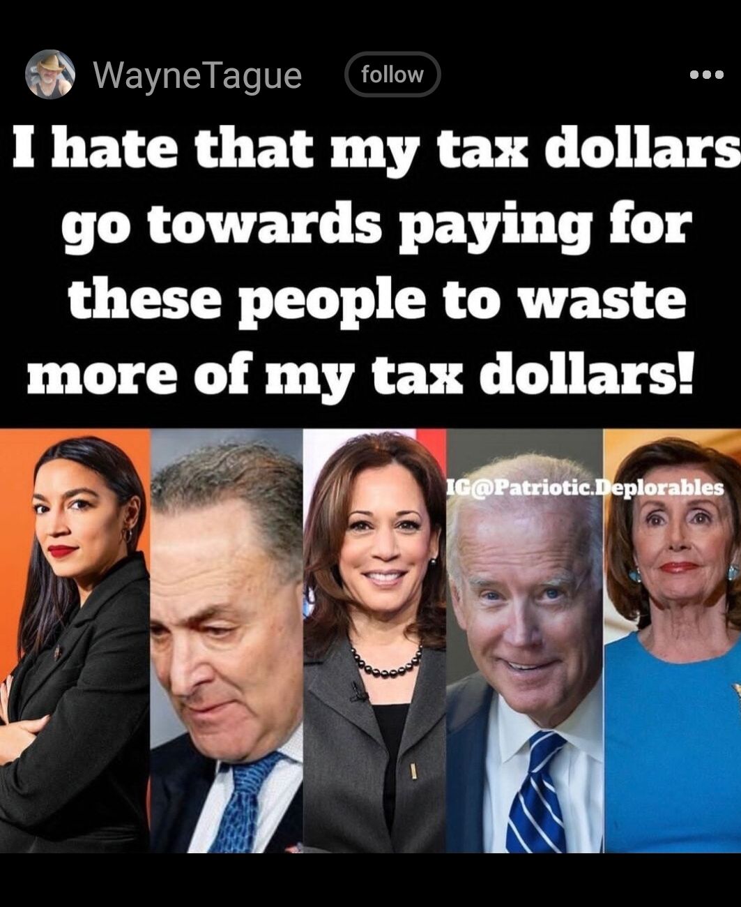 i WayneTague follow I hate that my tax dollars go towards paying for these people to waste more of my tax dollars
