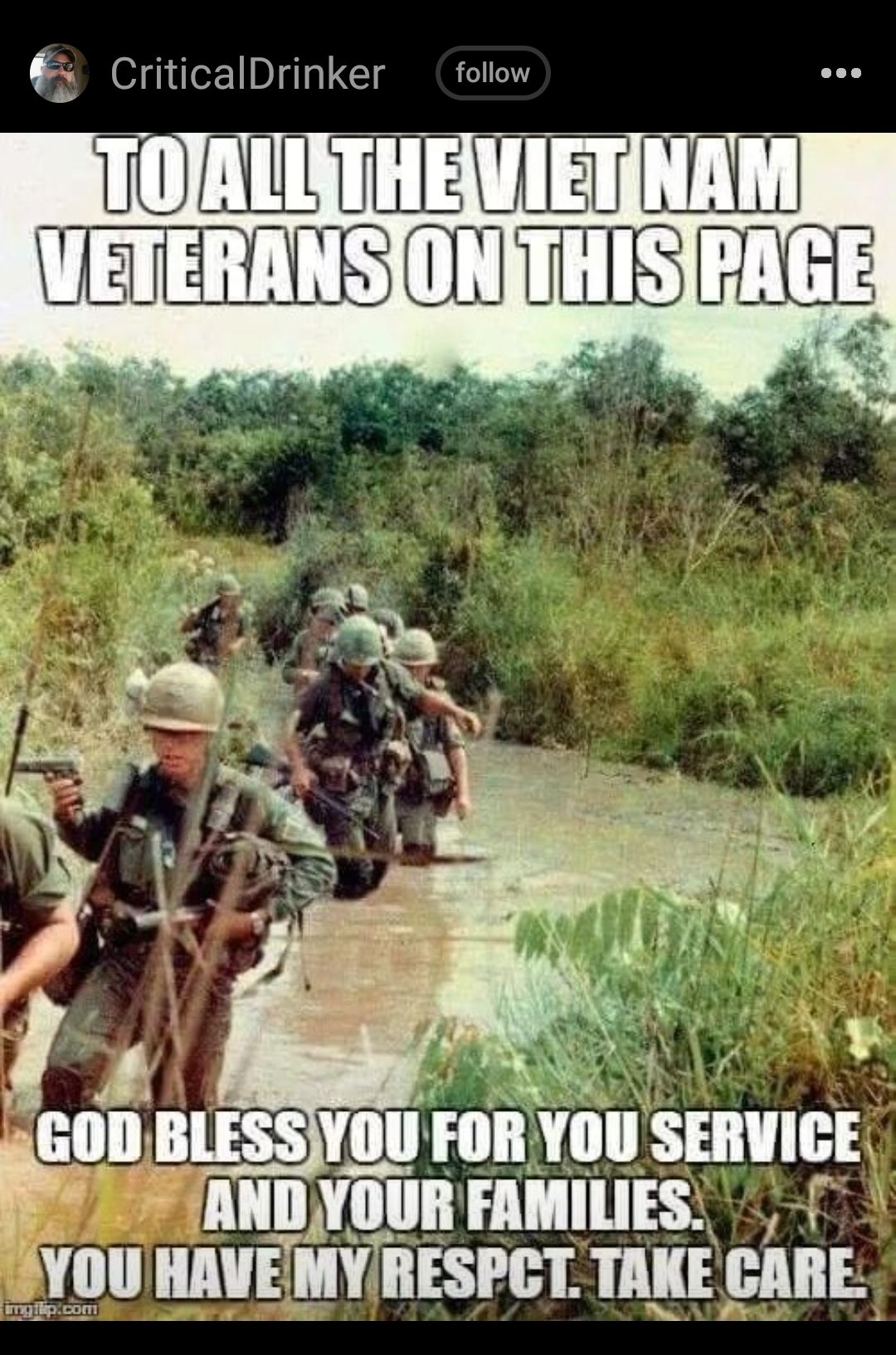 CriticalDrinker follow 1 0U HAVEMYRESPCT TAKE pnnr _ S LI llllll FIHIIIES