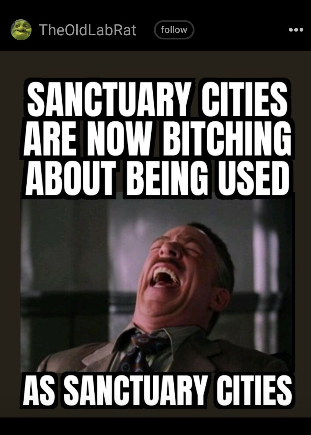 TheOldLabRat follow SANGTUARY GITIES ARE NOW BITCHING ABOUT BEING USED f l y 3 AS SiHTIIIIIY GITIES