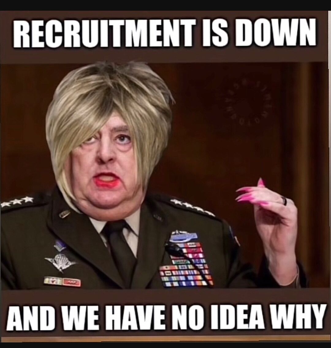 RECRUITMENT IS DOWN kS i TEaae e