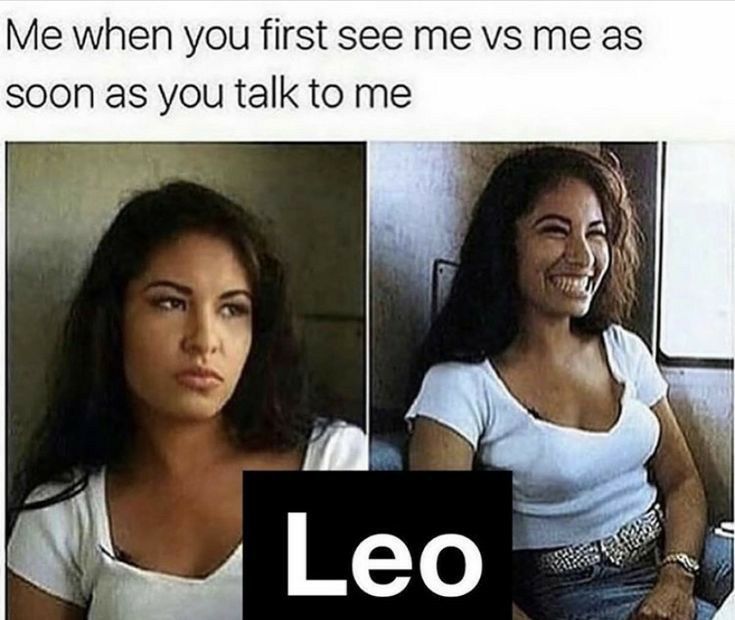Me when you first see me vs me as soon as you talk to me