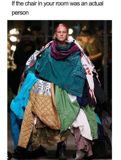 If the chair in your room was an actual person