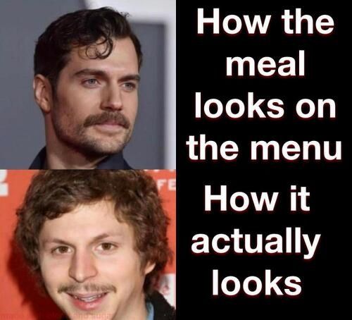 o eVA 4 meal oYo Cey the menu Y Howit 1 1Y looks