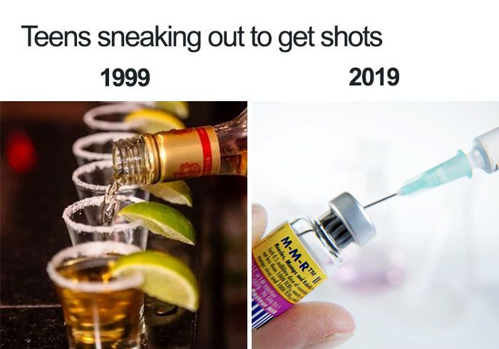 Teens sneaking out to get shots 1999 2019