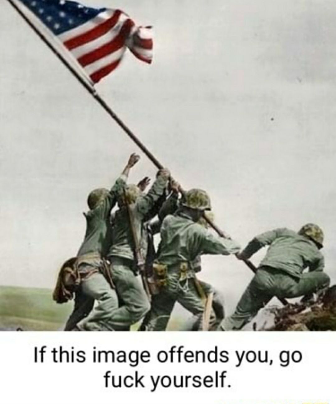 If this image offends you go fuck yourself