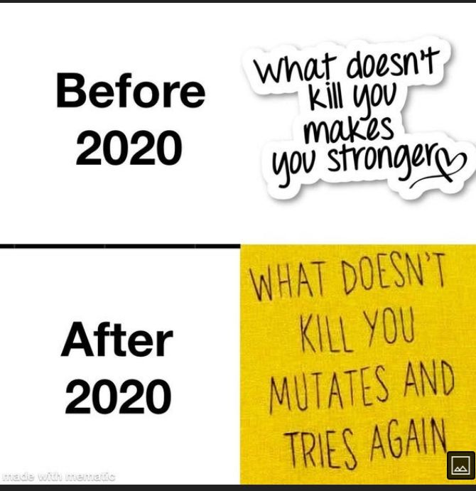 what doesnt Before il you 2020 oy WHAT DOESNT After KiLL YOU 2020 MUTATES AN TRIES AGAING