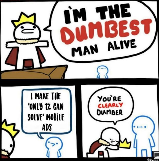 MAKE THE ONLY 12 CAN SOLVE MOBiLE ADS