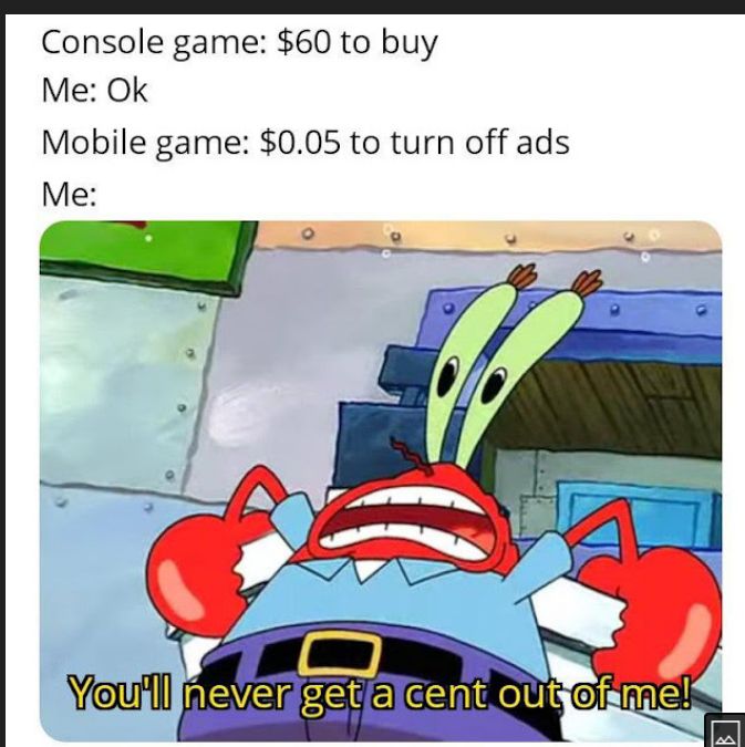 Console game 60 to buy Me Ok Mobile game 005 to turn off ads Me ST T VO gy 1