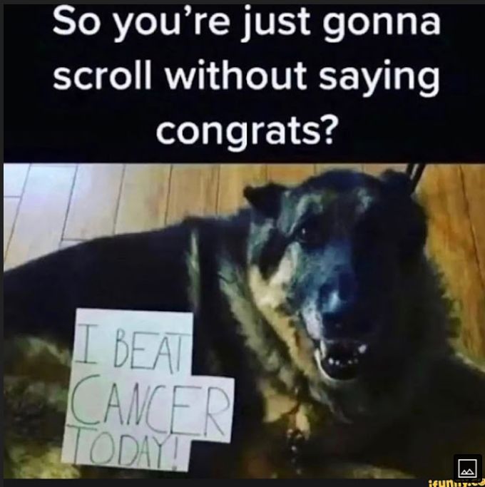 So youre just gonna scroll without saying congrats