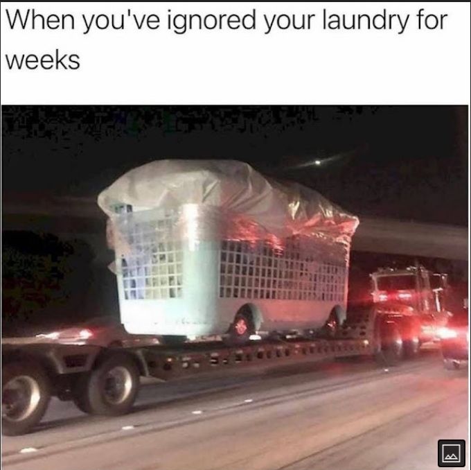 When youve ignored your laundry for weeks