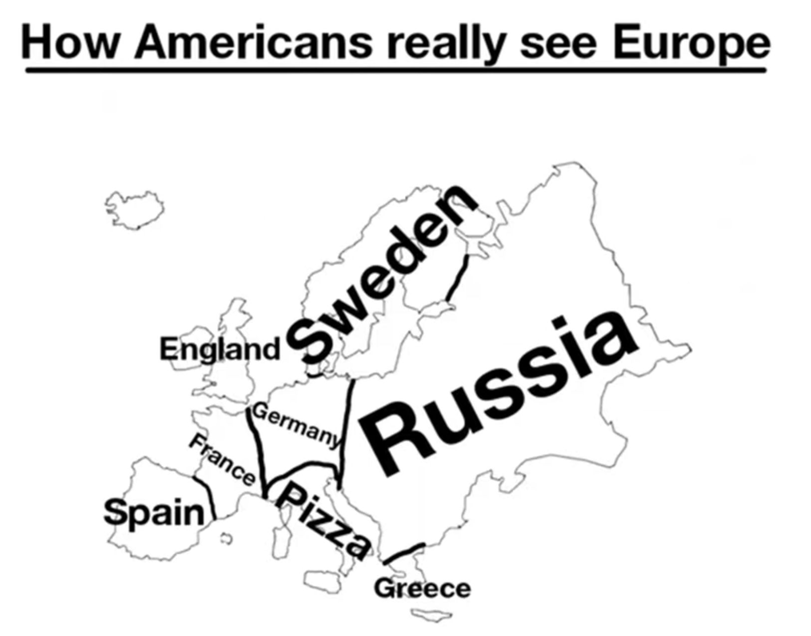 How Americans really see Europe o AR L 4 Spain QAL AN