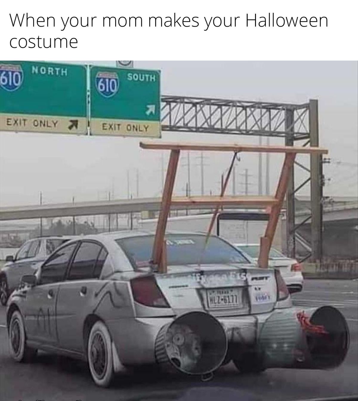 When your mom makes your Halloween costume e