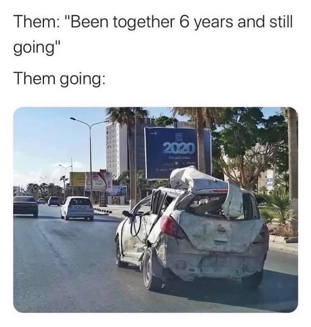 Them Been together 6 years and still going Them going