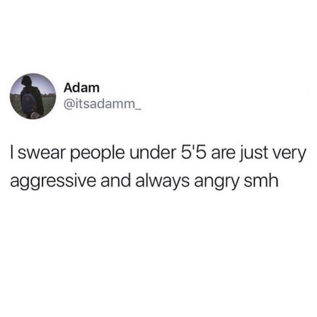 Adam itsadamm_ swear people under 55 are just very aggressive and always angry smh