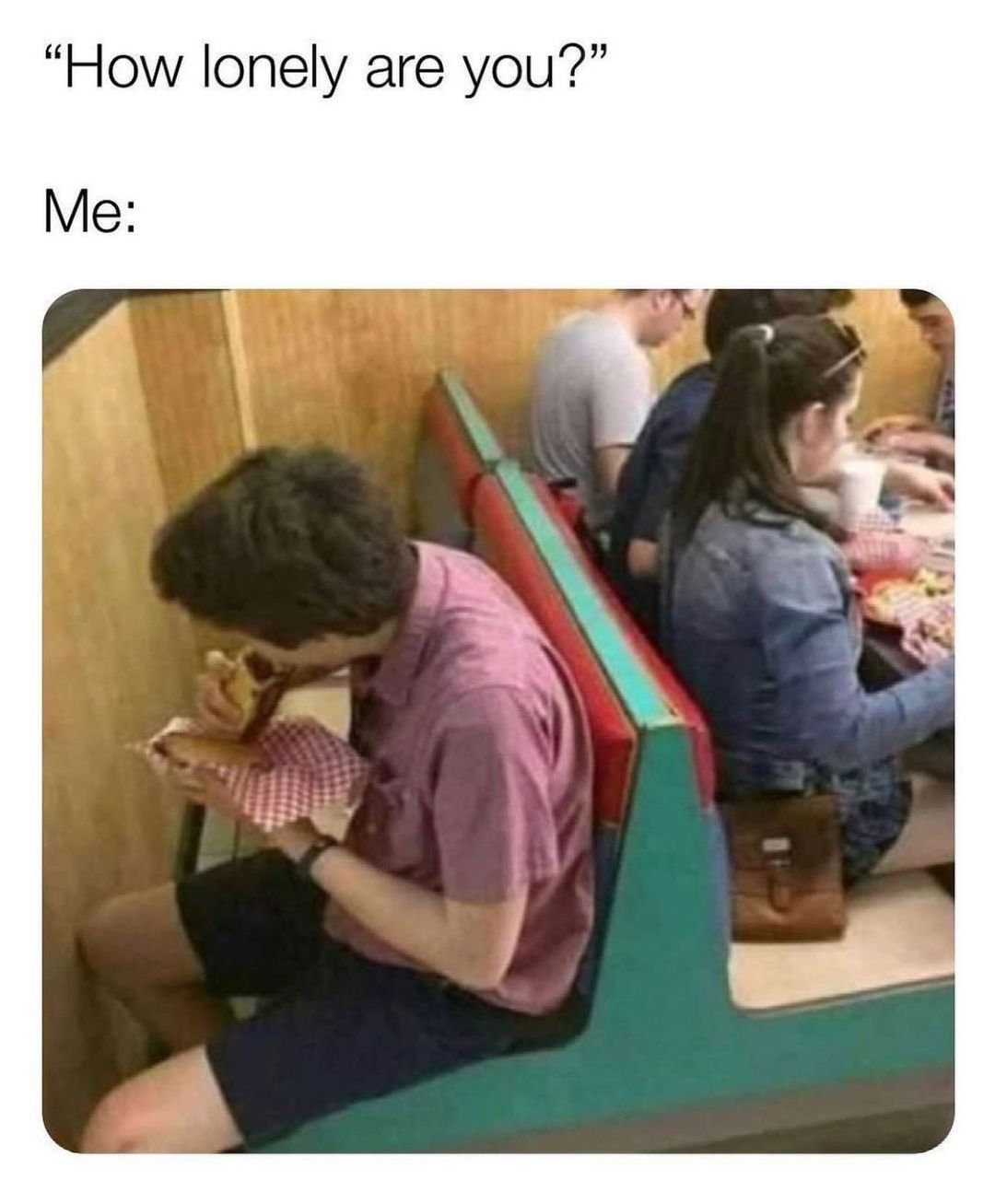 How lonely are you Me