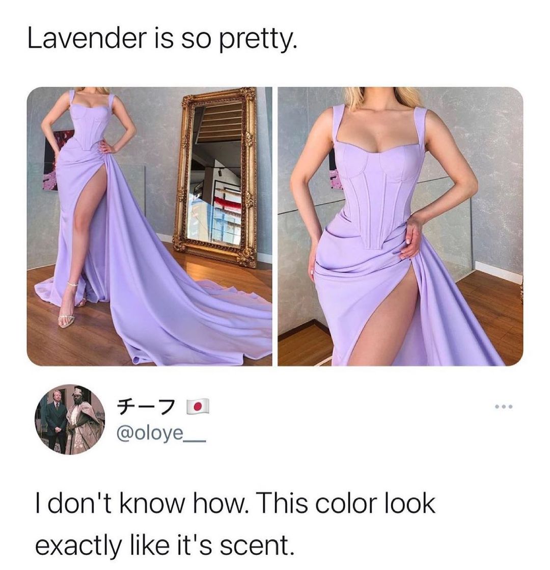 Lavender is so pretty F7 Lo oloye___ dont know how This color look exactly like its scent