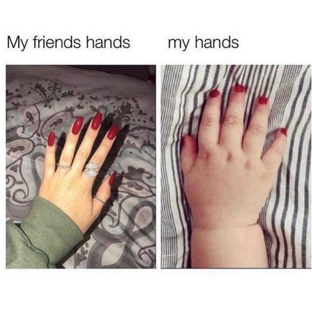 my hands My friends hands