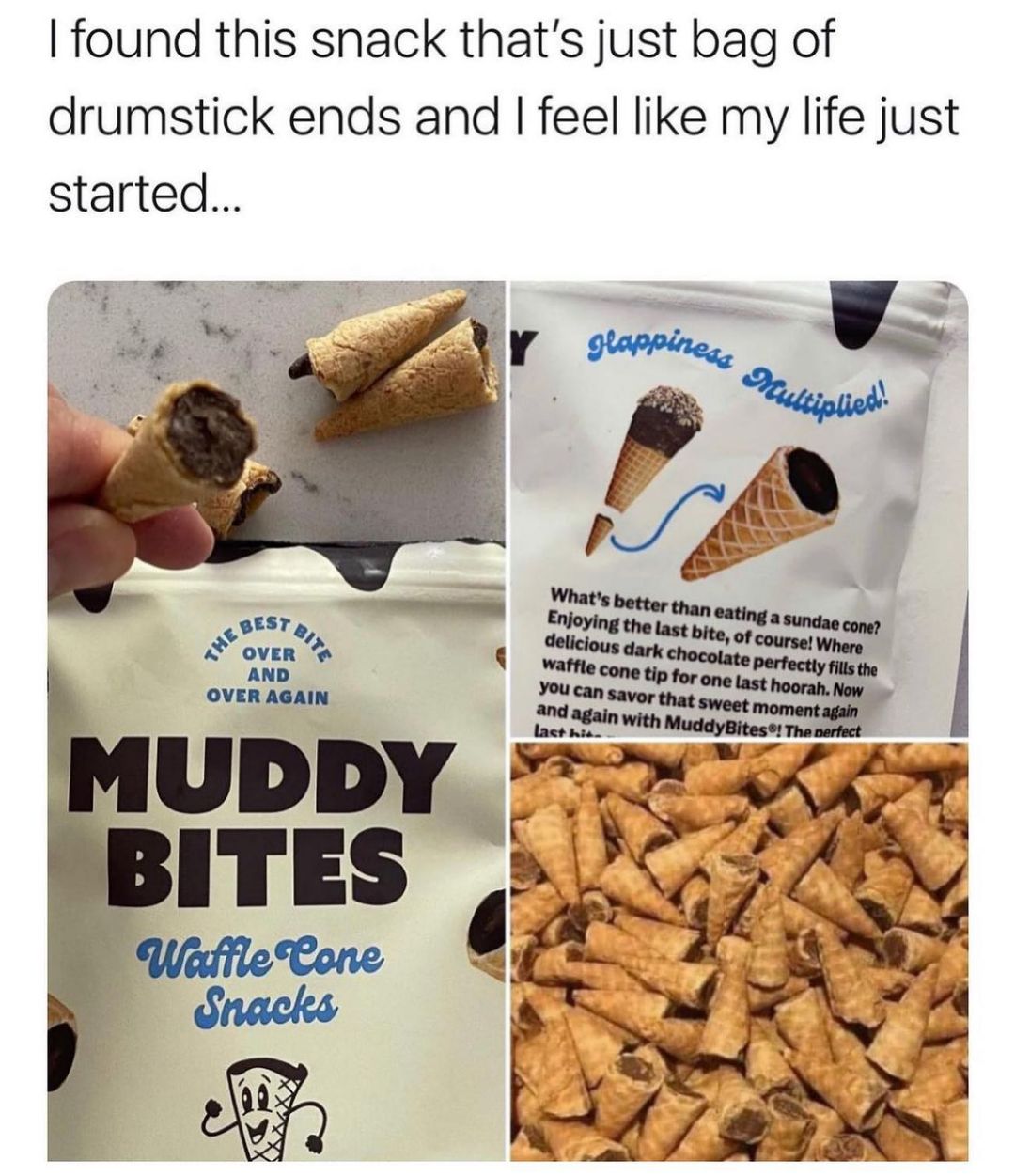 found this snack thats just bag of drumstick ends and feel like my life just started 5 3 28 2 BEST 5 o s over e OVER AGAIN