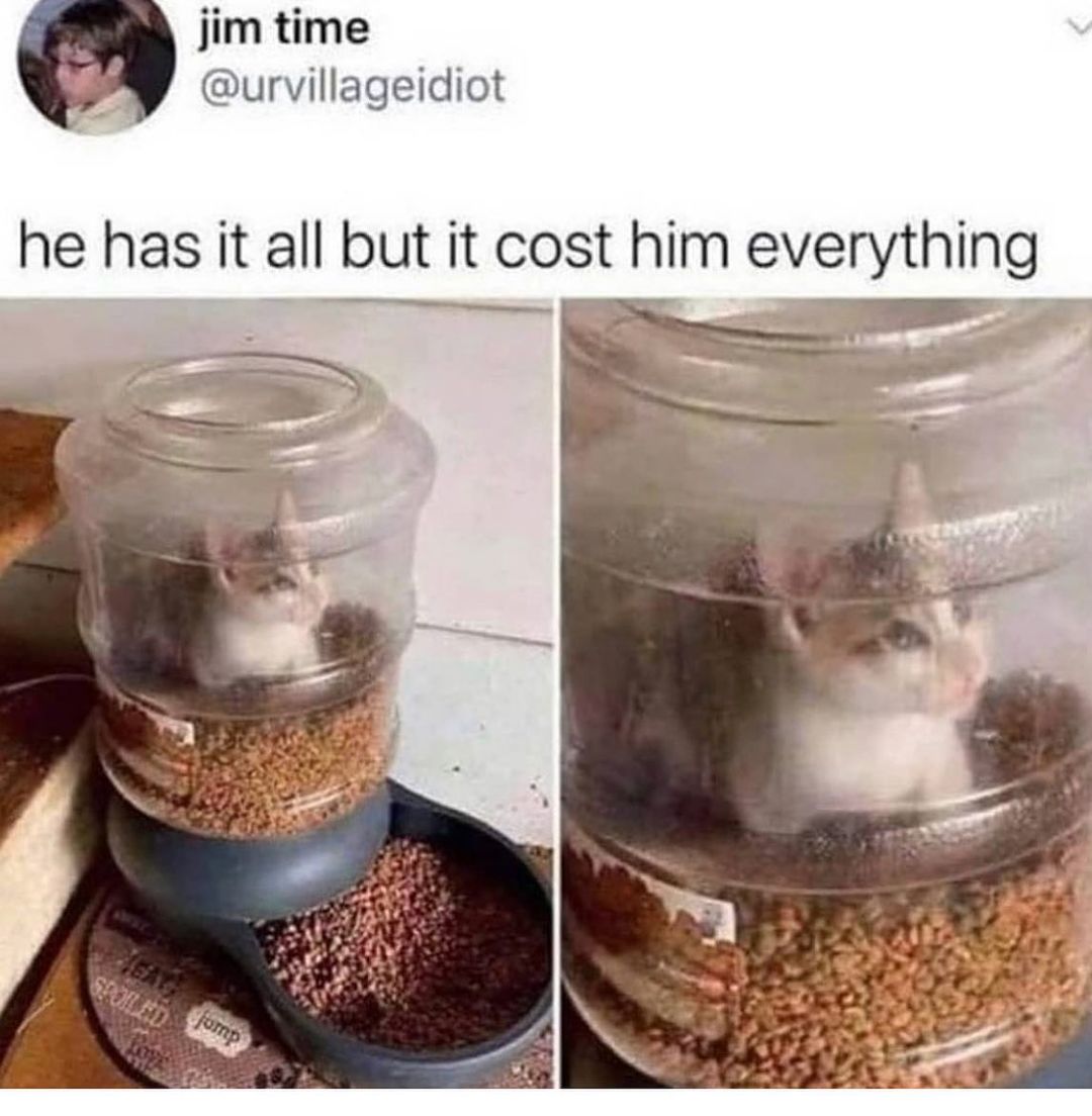 jim time urvillageidiot he has it all but t cost him everythlng