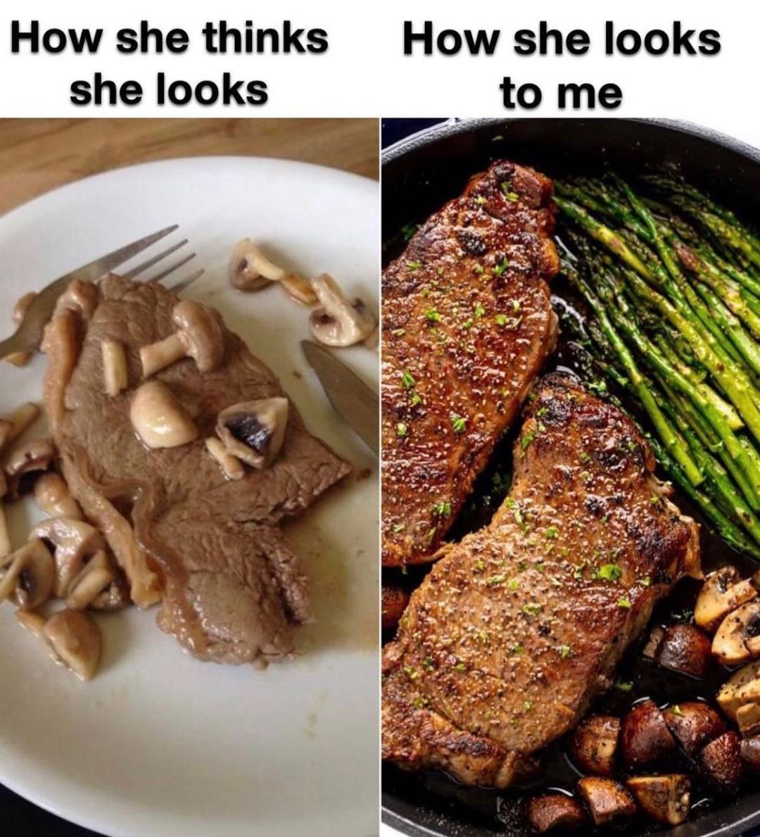 How she thinks How she looks she looks _tome