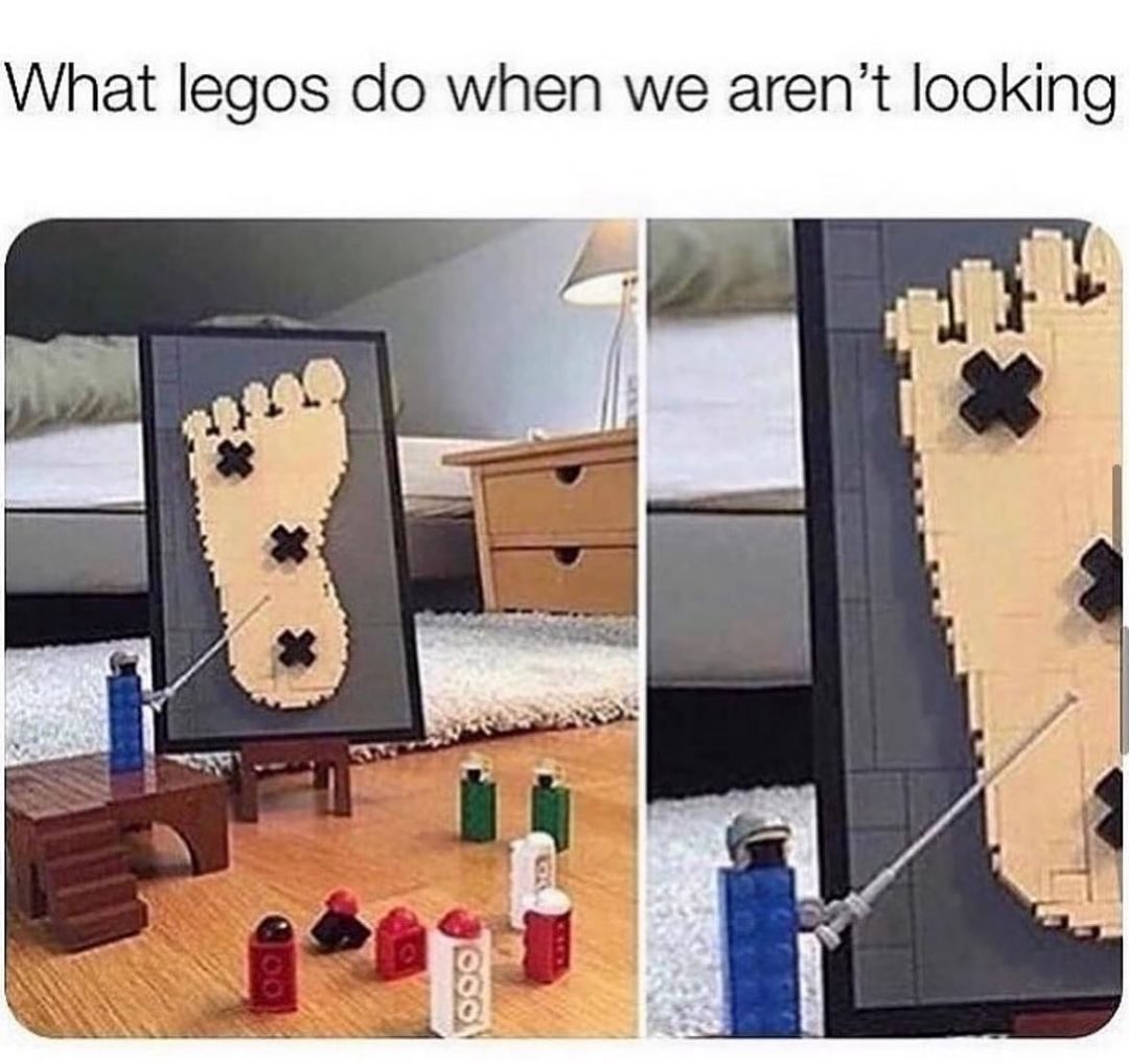 What legos do when we arent looking