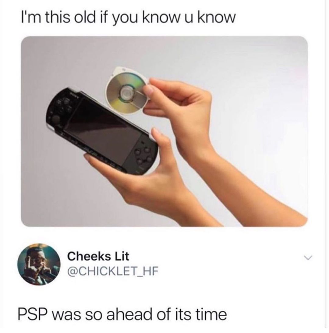 Im this old if you know u know Cheeks Lit CHICKLET_HF PSP was so ahead of its time