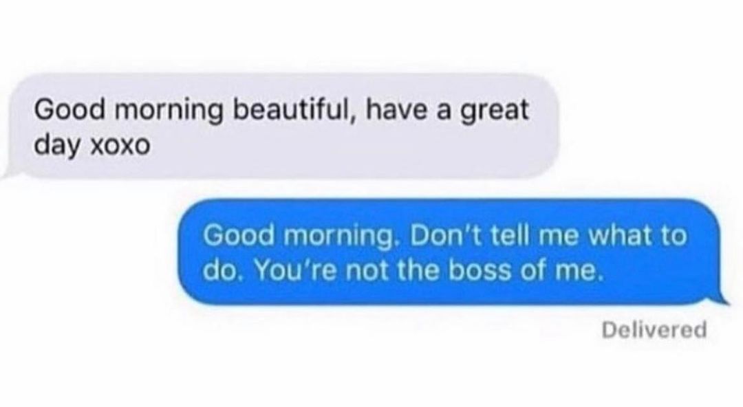 Good morning beautiful have a great day xoxo oA CHENERIAEIR G SS Oor me Delivered