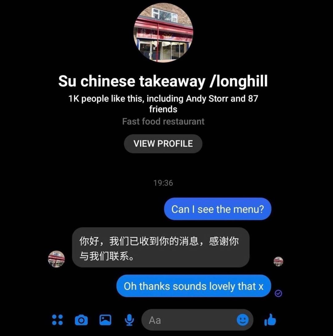 Su chinese takeaway longhill 1K people like this including Andy Storr and 87 friends Fast food restaurant VIEW PROFILE 1936 freF HANEBWREREGES BT 518 R a