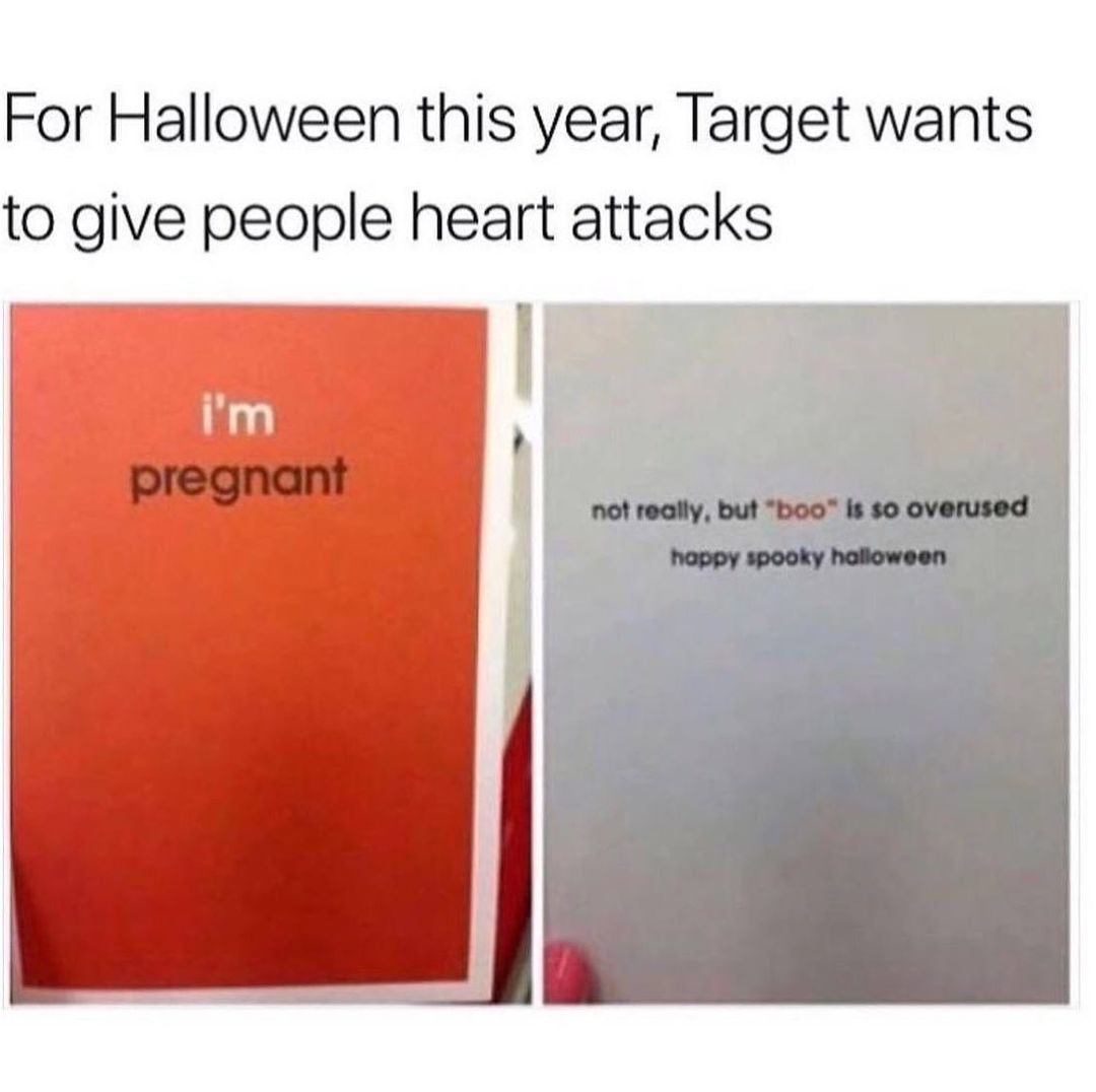 For Halloween this year Target wants to give people heart attacks