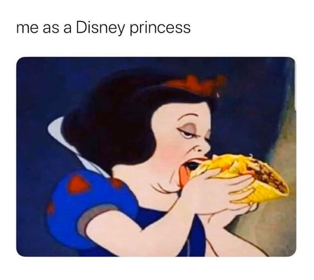 me as a Disney princess