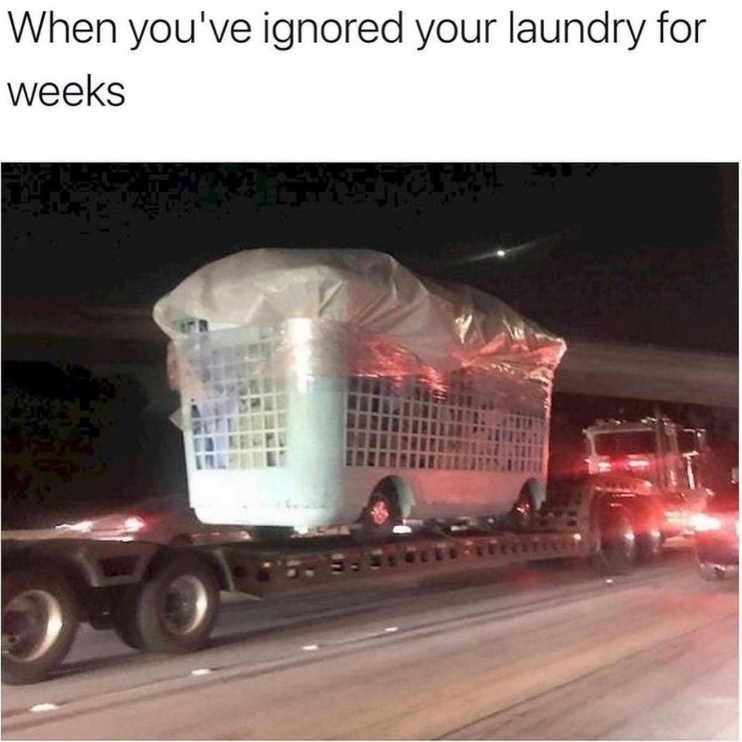 When youve ignored your laundry for weeks