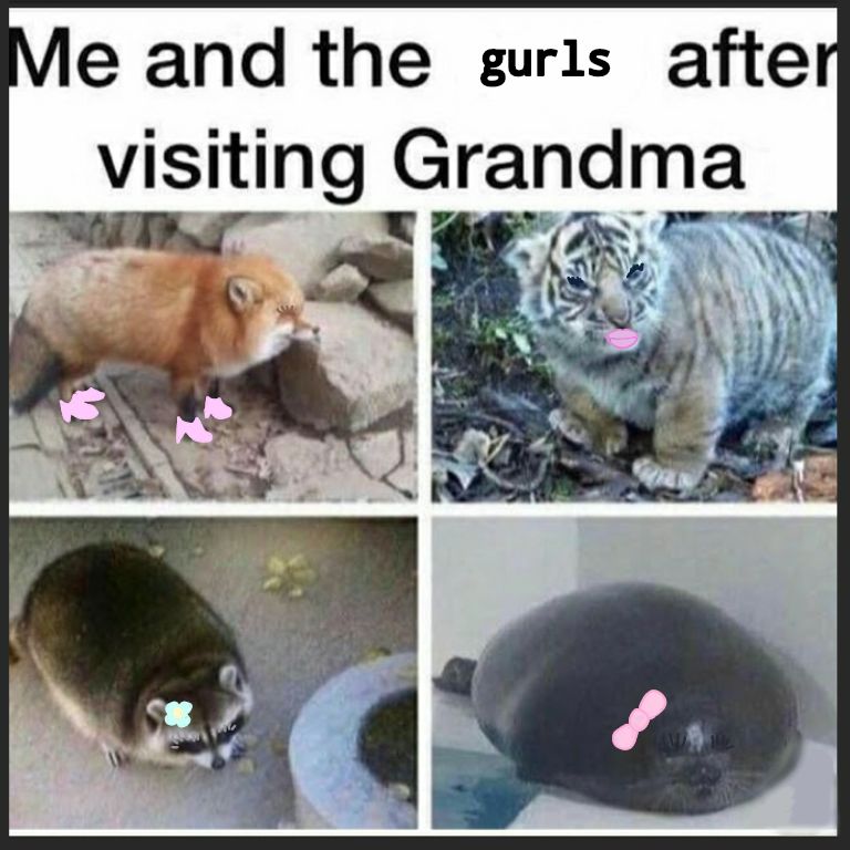 e and the sris afte VStng Grandma