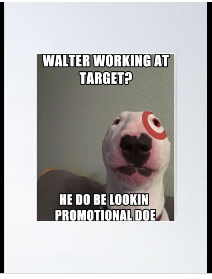 WALTER WORKINGAT TARGET PROMOTIONALIDOEY