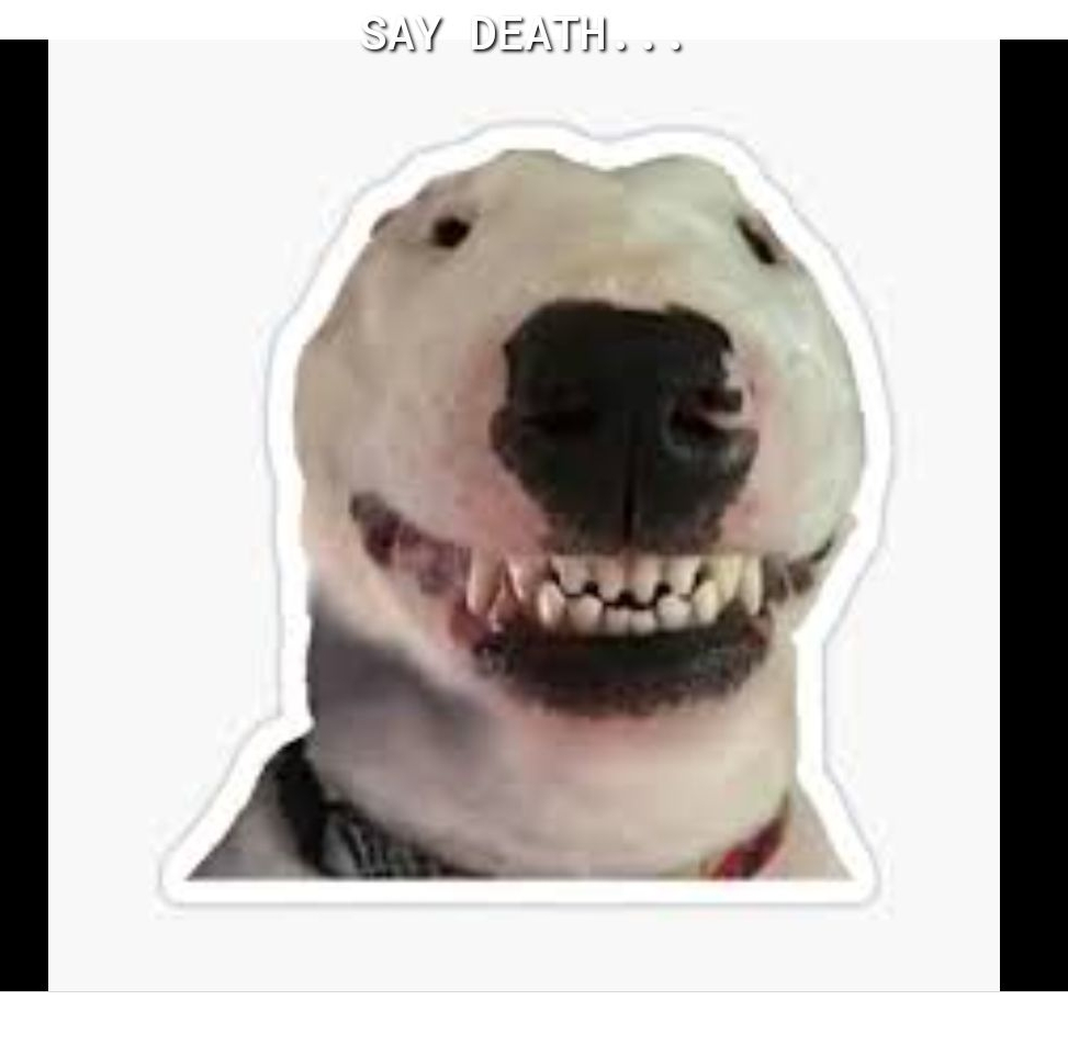 SAY DEATr