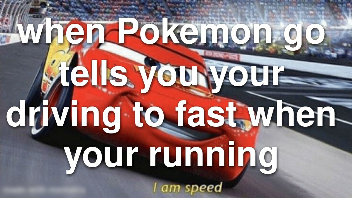 duvmq to fast when your runnmh lLam speed