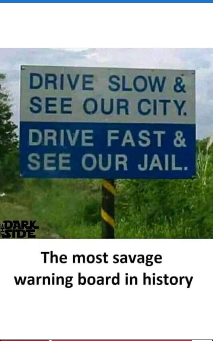 The most savage warning board in history