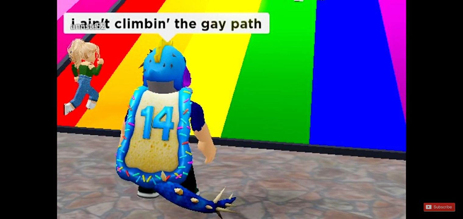 iaint climbin the gay path