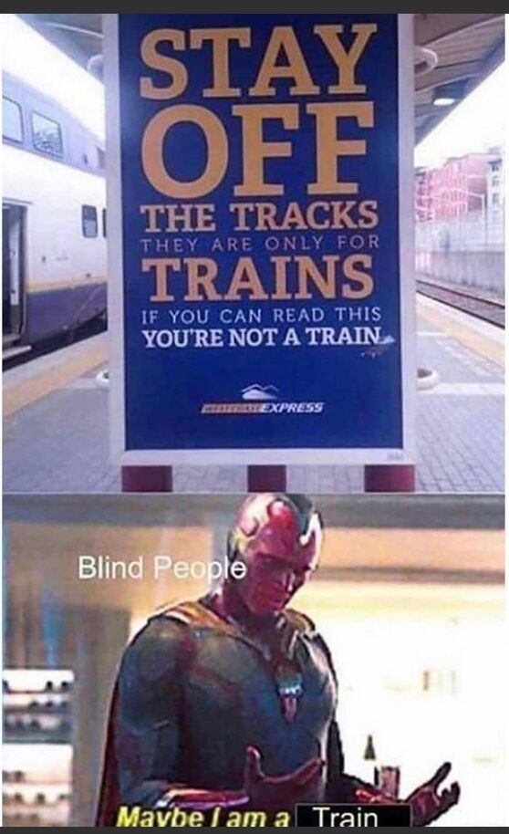 IF YOU CAN READ THIS YOURE NOT A TRAINa