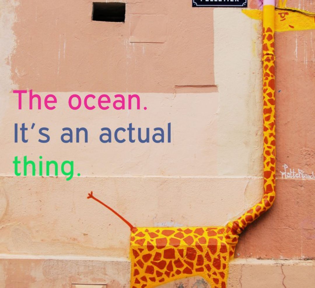 The ocean Its an actual thing