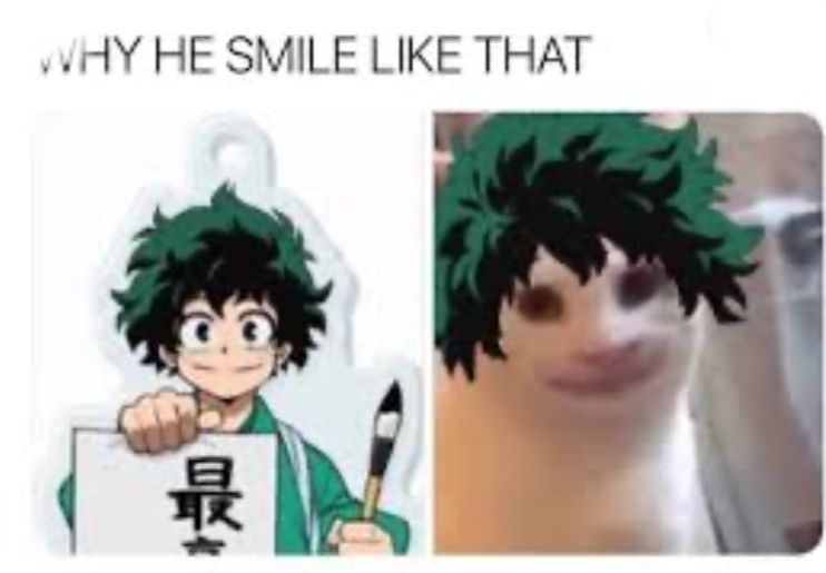 Y HE SMILE LIKE THAT