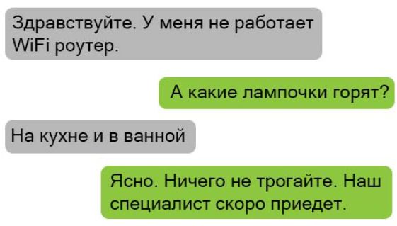 Здравствуйте У меня не работает УМЕ роутер На кухне и в ванной