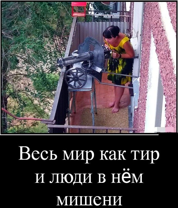 Весь мир как тир и люди в нём мишени