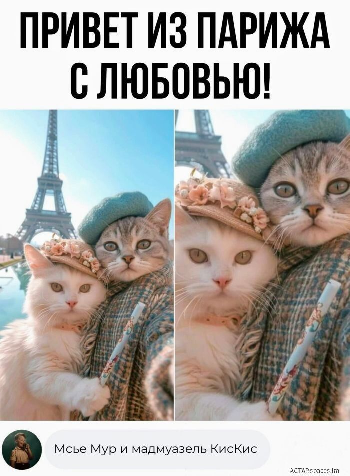 ПРИВЕТ ИЗ ПАРИЖА С ЛЮБОВЬЮ